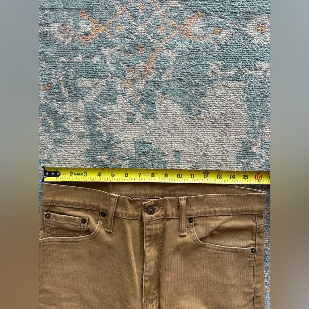Men's Skinny Jeans in Tan - Picture 2 of 8